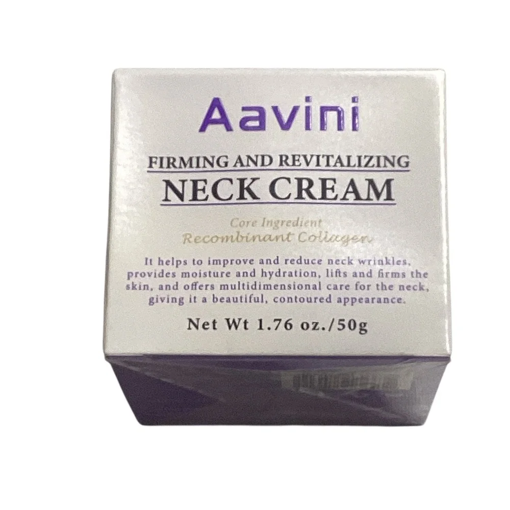 Aavini Firming and Revitalizing Neck Cream Recombinant Collagen 1.76oz 50g New